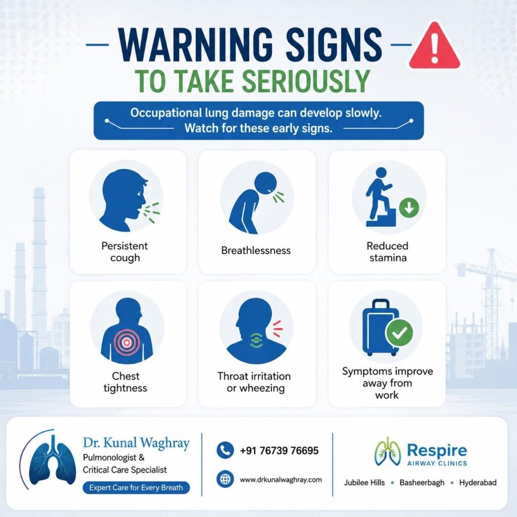 occupational lung disease warning Signs to Take Seriously